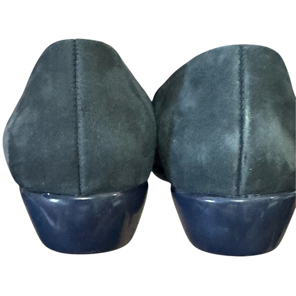 Selby Comfort Flex Women's BNavy/Gray Suede Perforated Ballet Flats Size 7.5 M - Picture 12 of 12